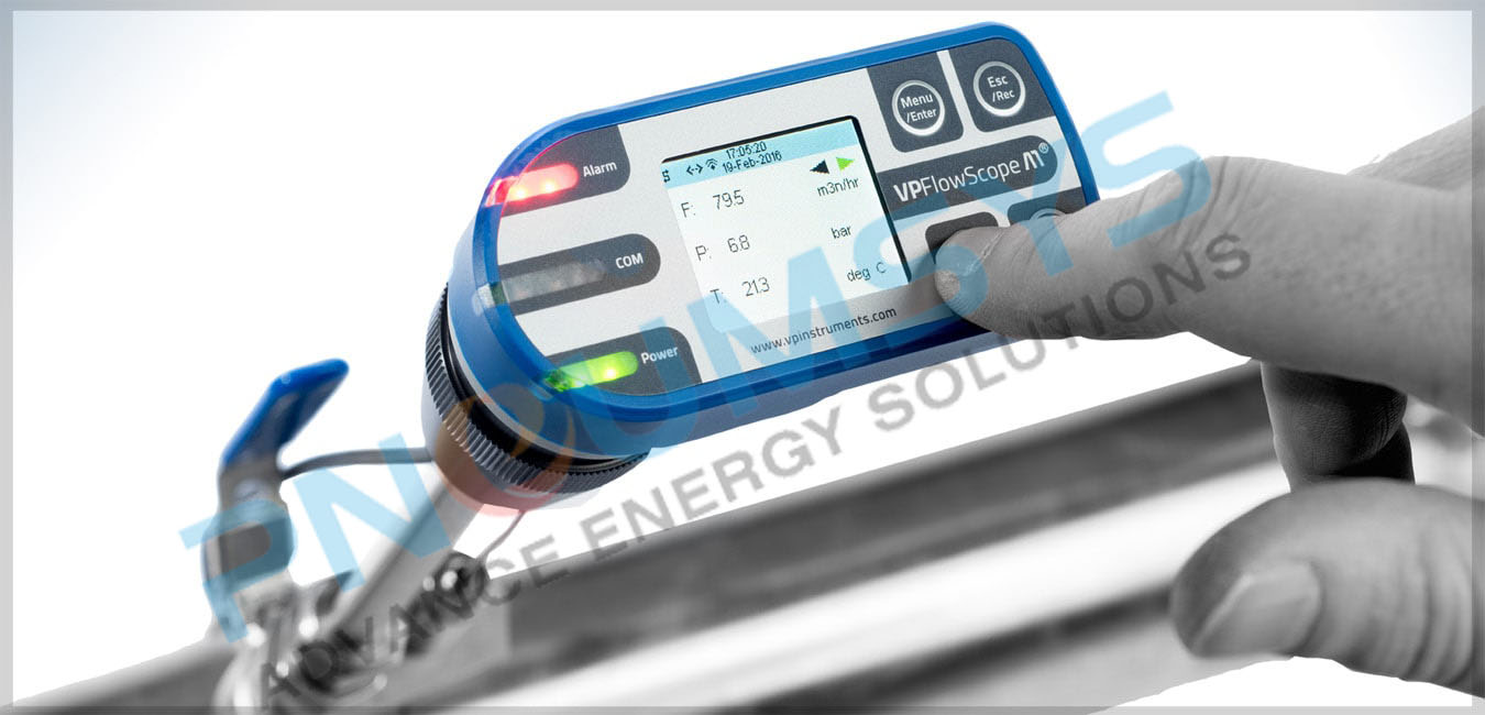 VPFlowScope M flow meter for compressed air, gases